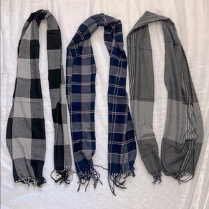New Long Fall / Winter Scarf lot of 3